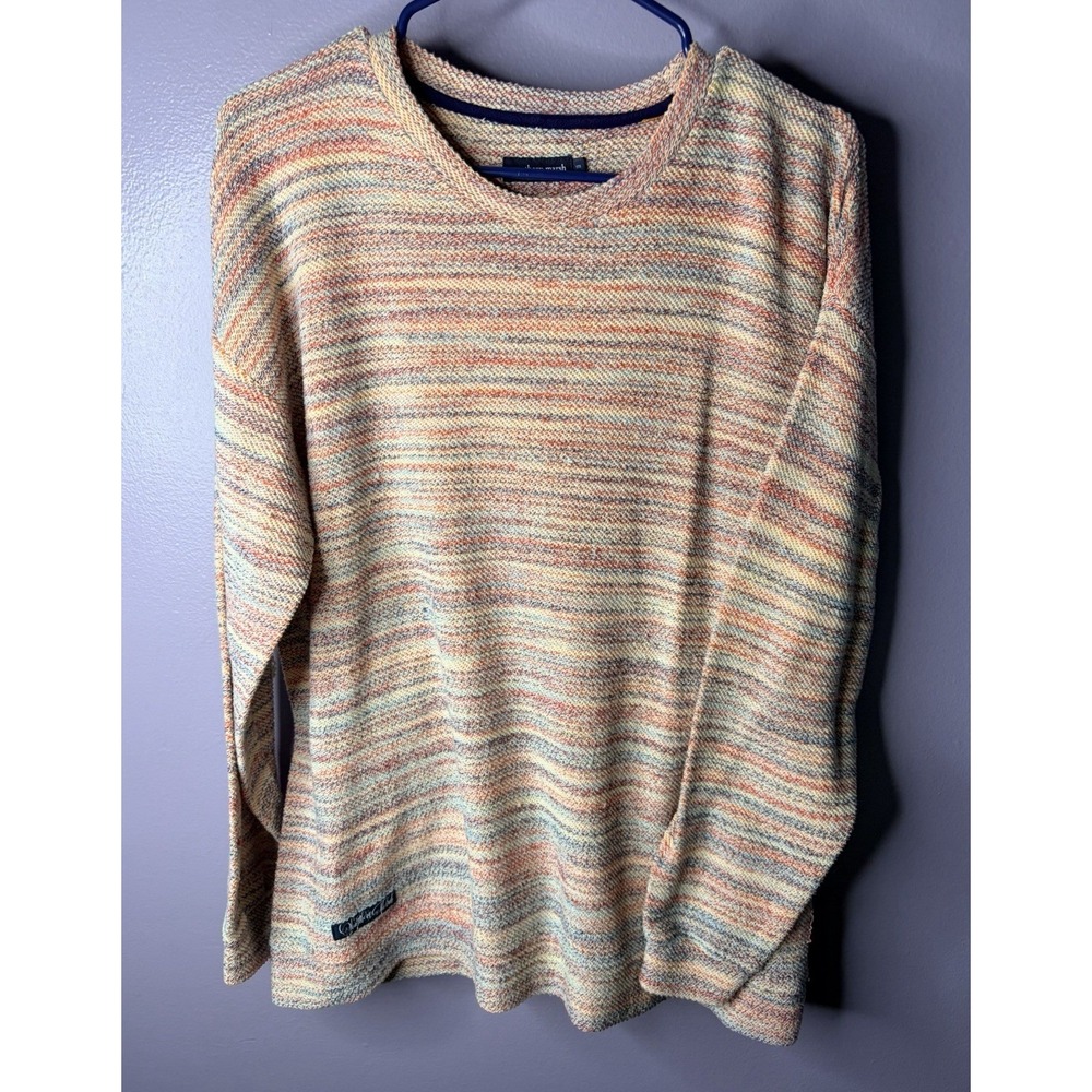 Southern‎ Marsh Knit Sweater Multicolor Stripe Pullover Colorful Womens Medium